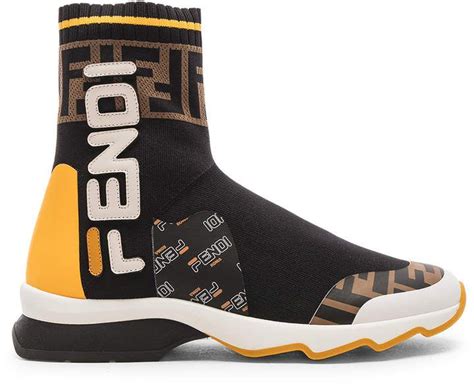 fendi sock sneaker orange|fendi scarpe donna.